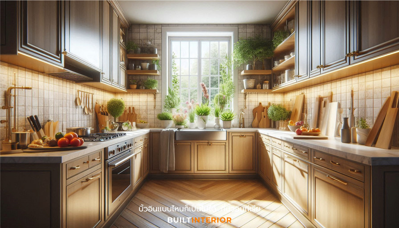ครัวบิ้วอินแบบสองฝั่ง-(Galley-Kitchen)